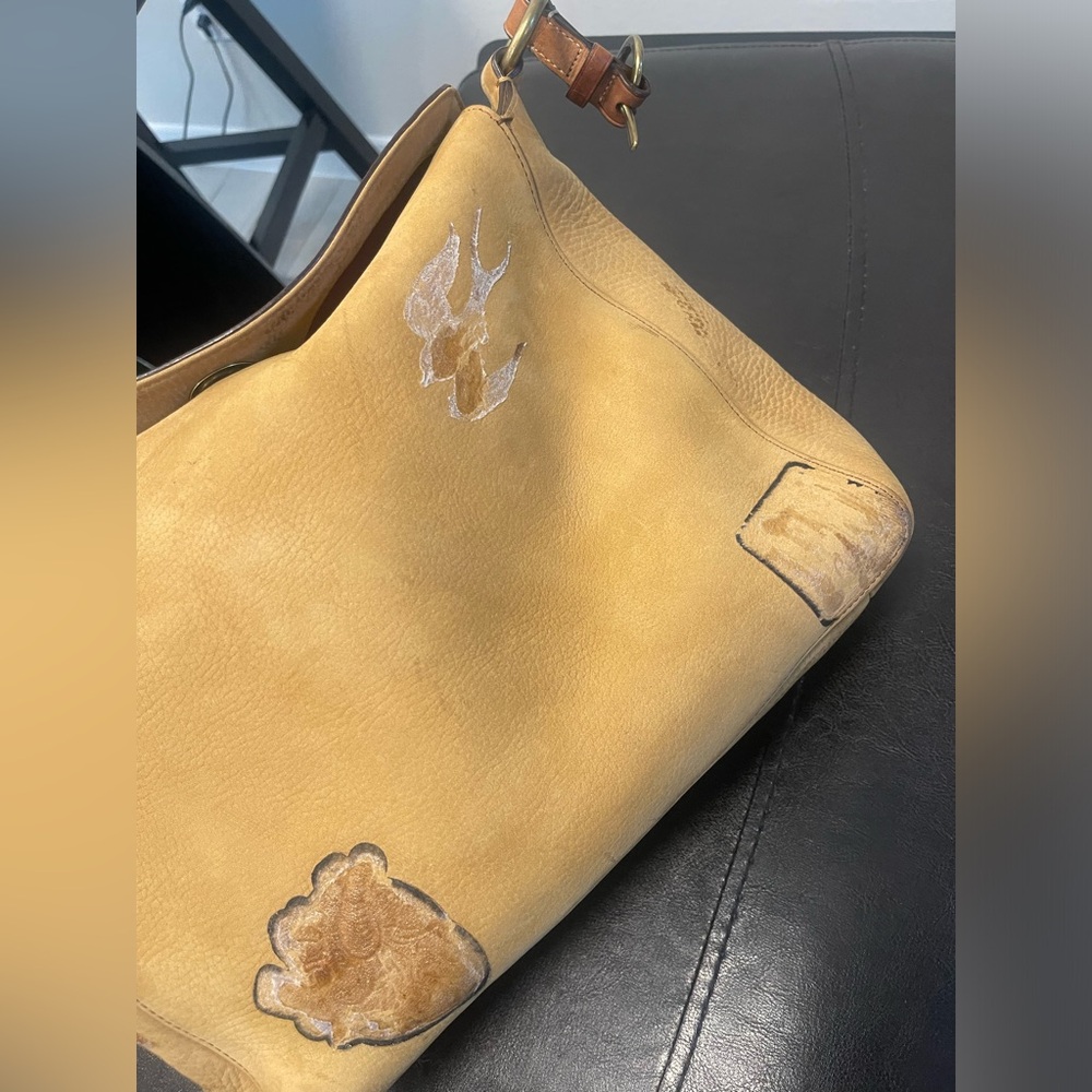 Coach Vintage Y2K Chelsea turn lock MISSING SHOULDER STRAP. HAS PAINT WORK - Picture 3 of 11